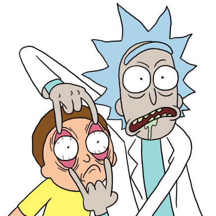 Foto do Rick e do Morty